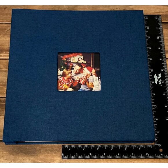 Spbapr Large Photo Album Self Adhesive Magnetic Scrapbook 40 Blank Pages Linen - Picture 1 of 4